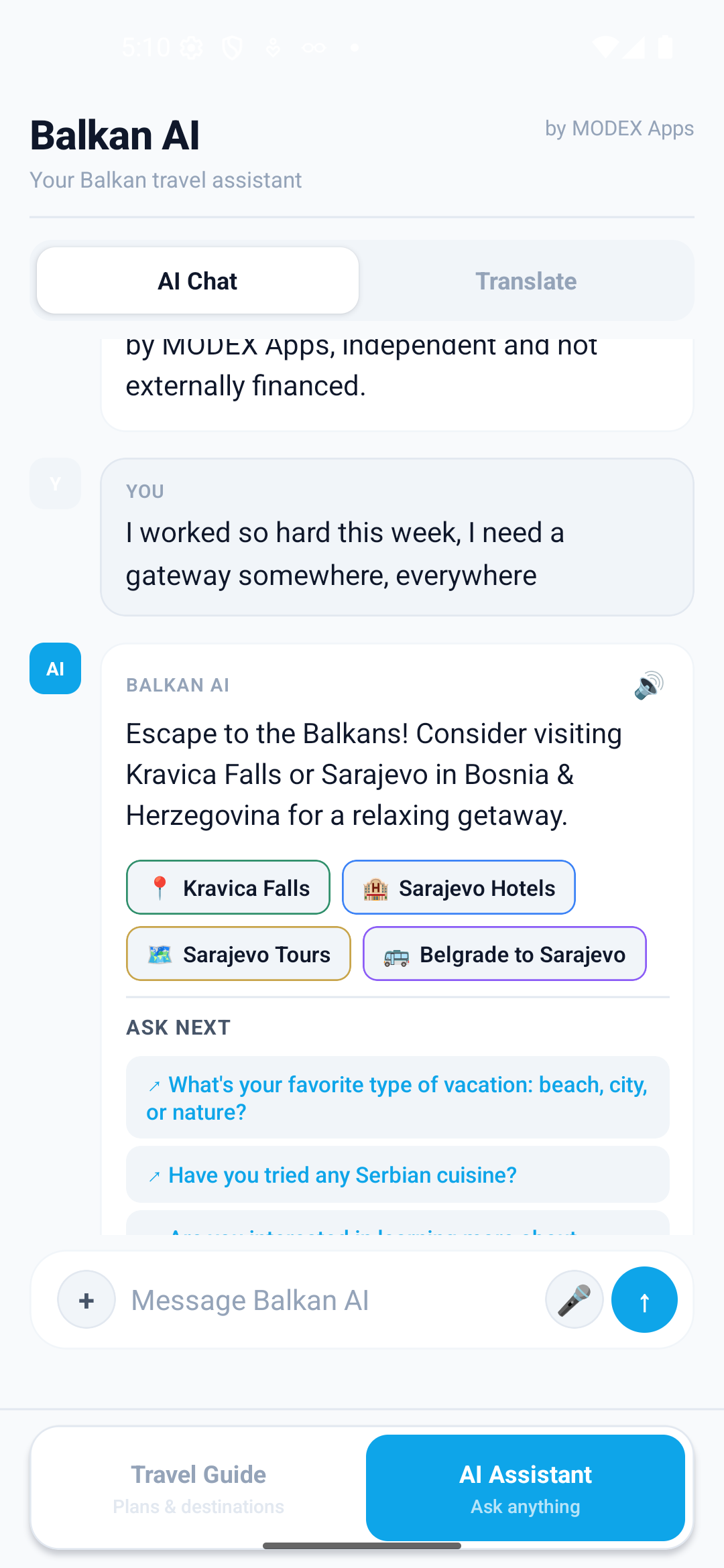 Translate — Albanian phrase translation